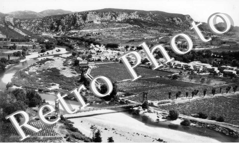 vue panoramique aerienne et l'Herault