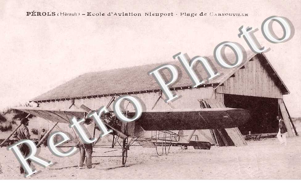 ecole d'aviation Nieuport - Plage de Carnouville 