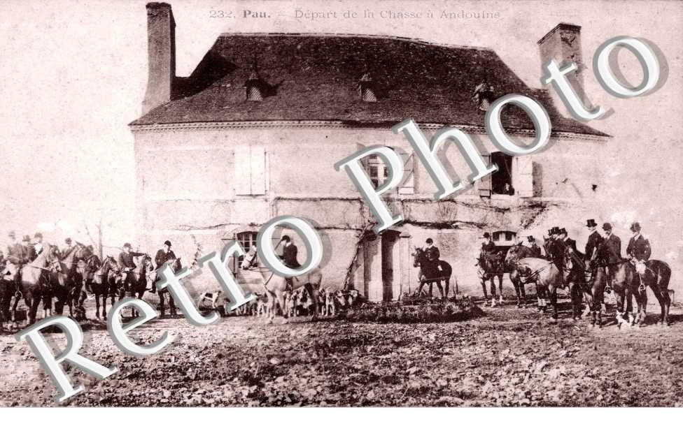 Depart de la chasse a Andouins