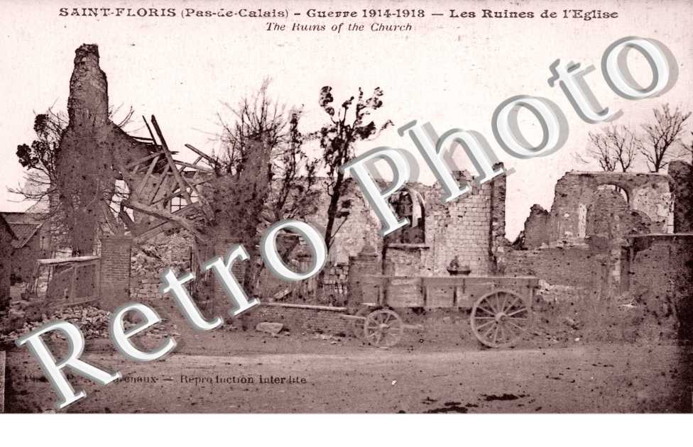 Les ruines de l'eglise
