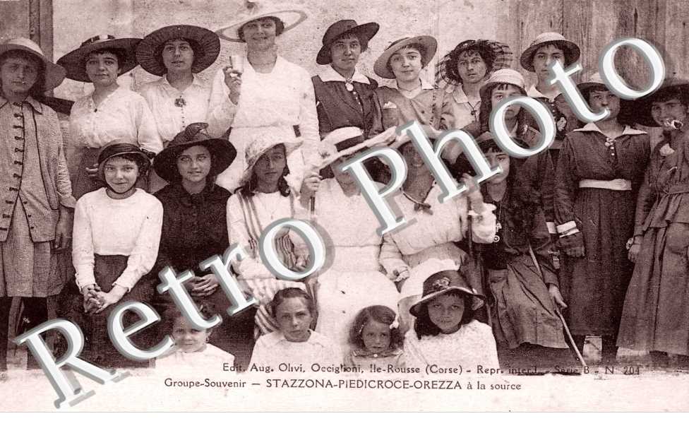 Groupe souvenir Stazzona-Piedicroce-Orezza a la source