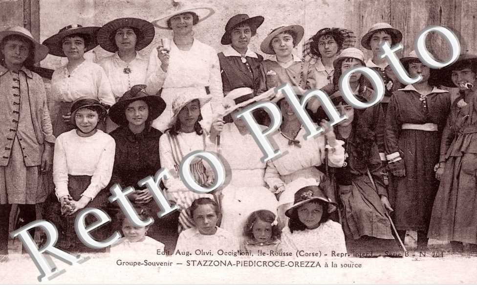 Groupe souvenir Stazzona-Piedicroce-Orezza a la source