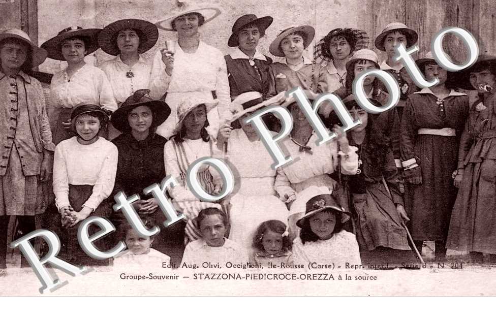Groupe souvenir Stazzona-Piedicroce-Orezza a la source