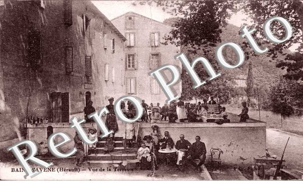Bains d'Avene - Vue de la terrasse