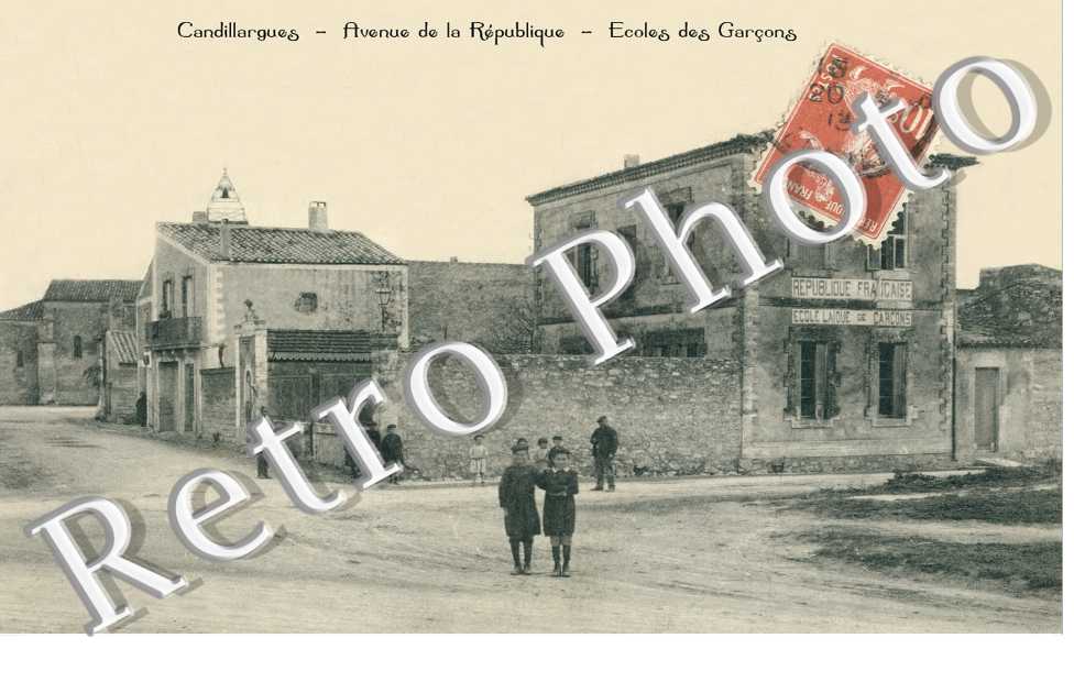 Avenue de la Republique Ecoles des garcons