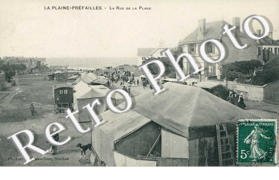 la rue de la plage