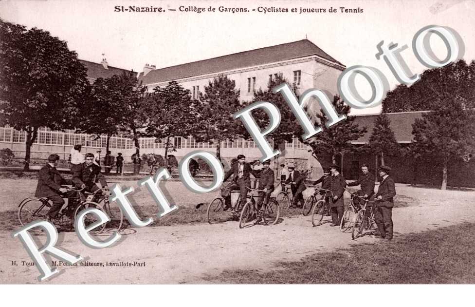 college de garcons - Cyclistes et joueurs de tennis