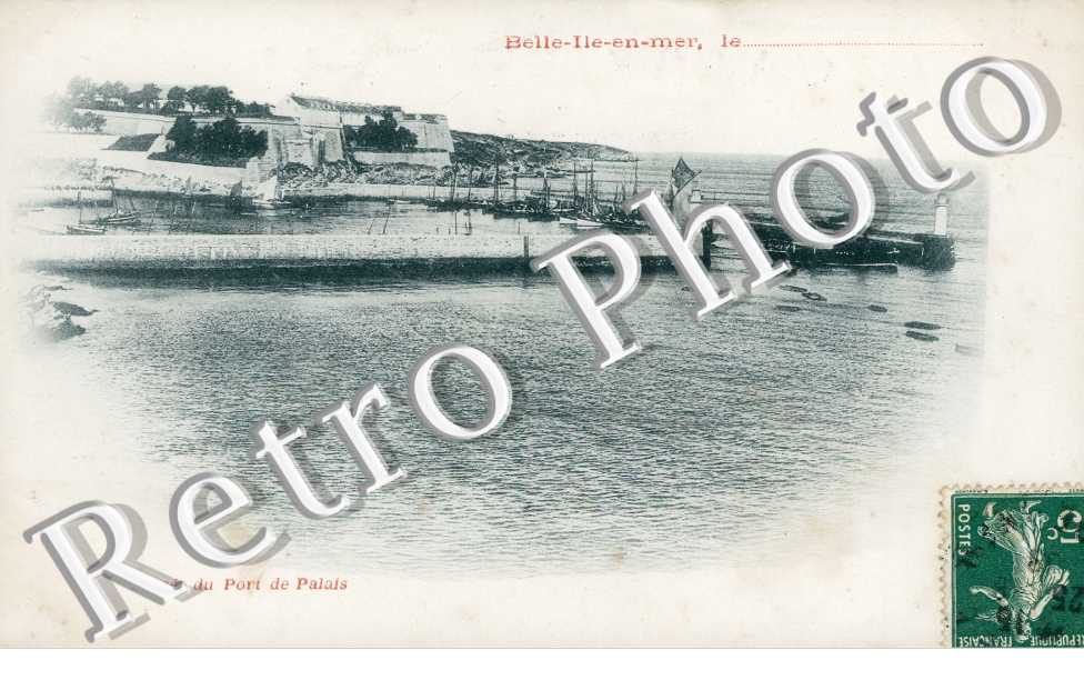 Belle-Ile-en-mer Entree du port de Palais