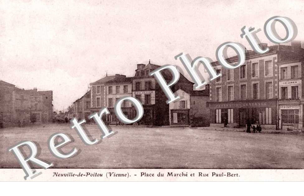 place du marche et rue Paul-Bert