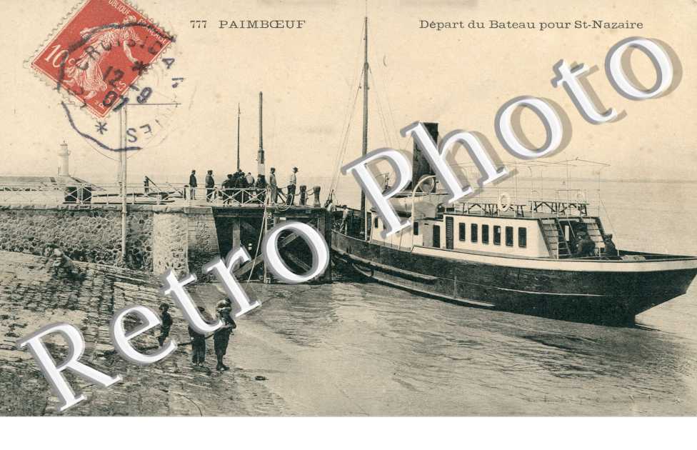 depart du bateau pour Saint-Nazaire