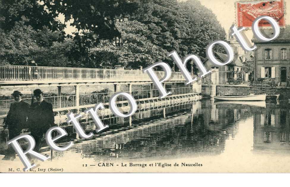 Le Barrage et l'Eglise de naucelles