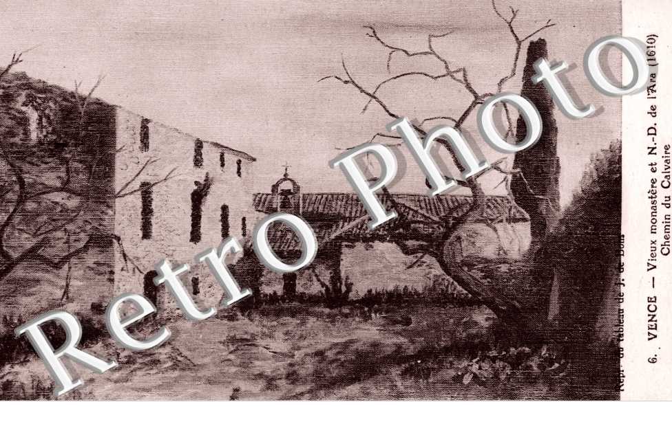 vieux monastere et N.-D. de l'Ara  Chemin du calvaire