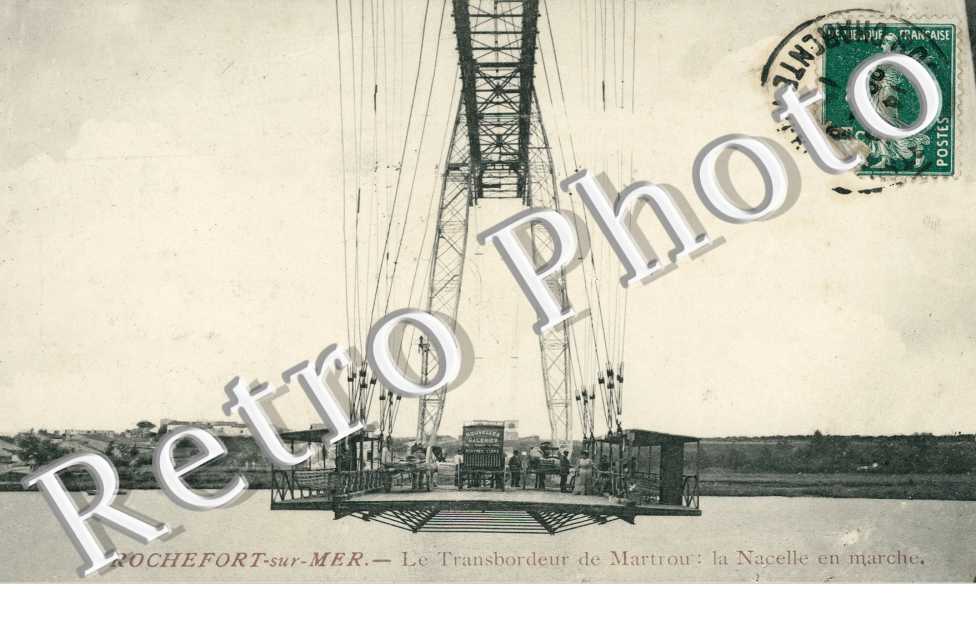 Le Transbordeur de Martrou - La Nacelle en marche