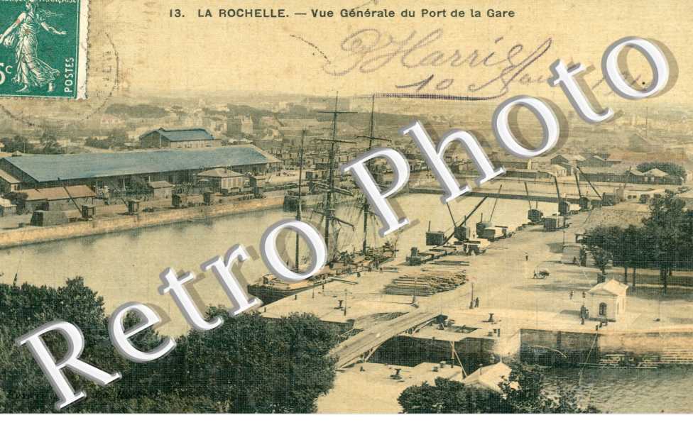 Vue Generale du Port de la Gare