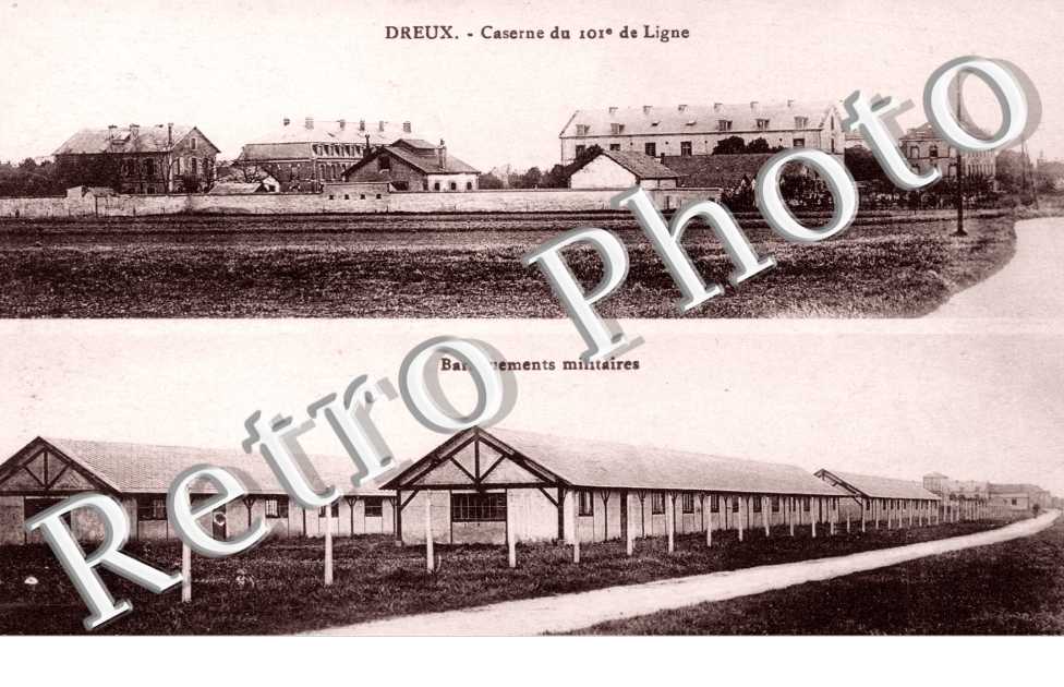 Caserne du 101eme - Baraquements Militaires