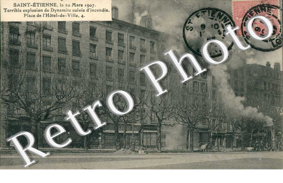 Terrible Explosion de Dynamite - 20 mars 1907