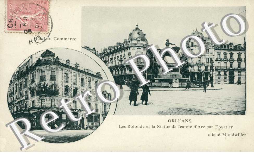 La Rotonde et la Statue Jeanne d'Arc