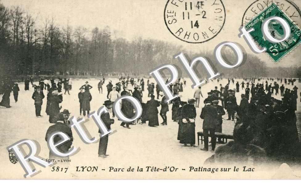 Parc de la Tete d'Or - Patinage sur le Lac