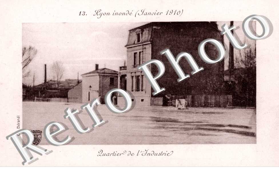 Inondations janvier 1910 - Quartier de l'Industrie