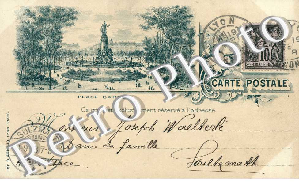Place Carnot en 1898