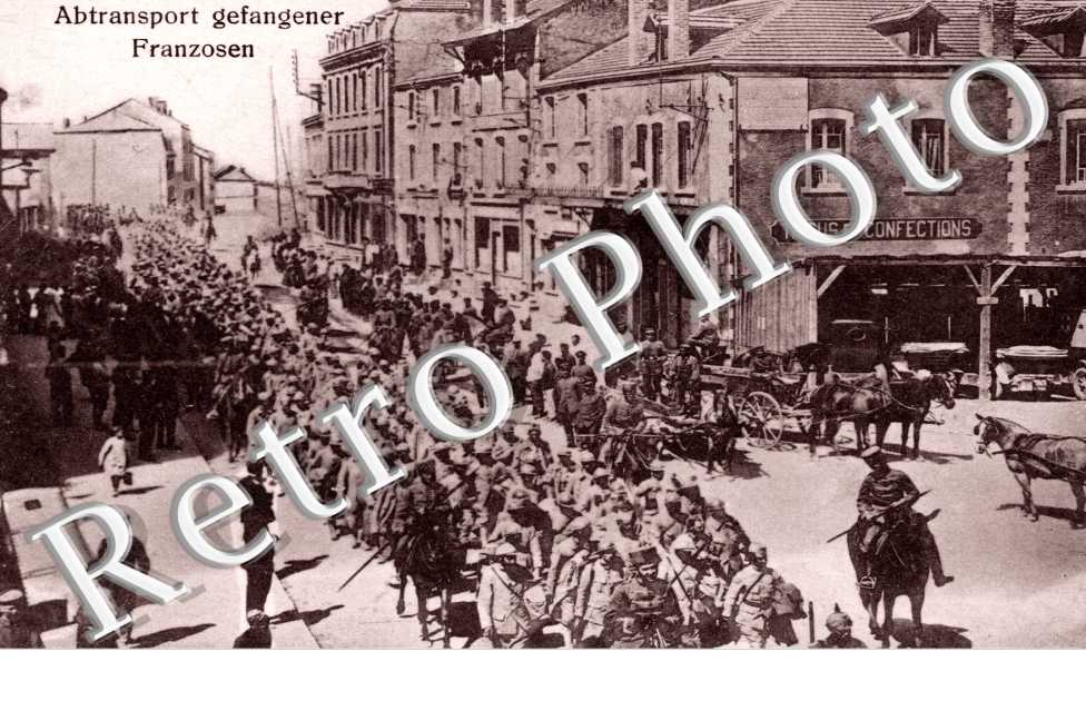 Antransport Gefangener Franzosen