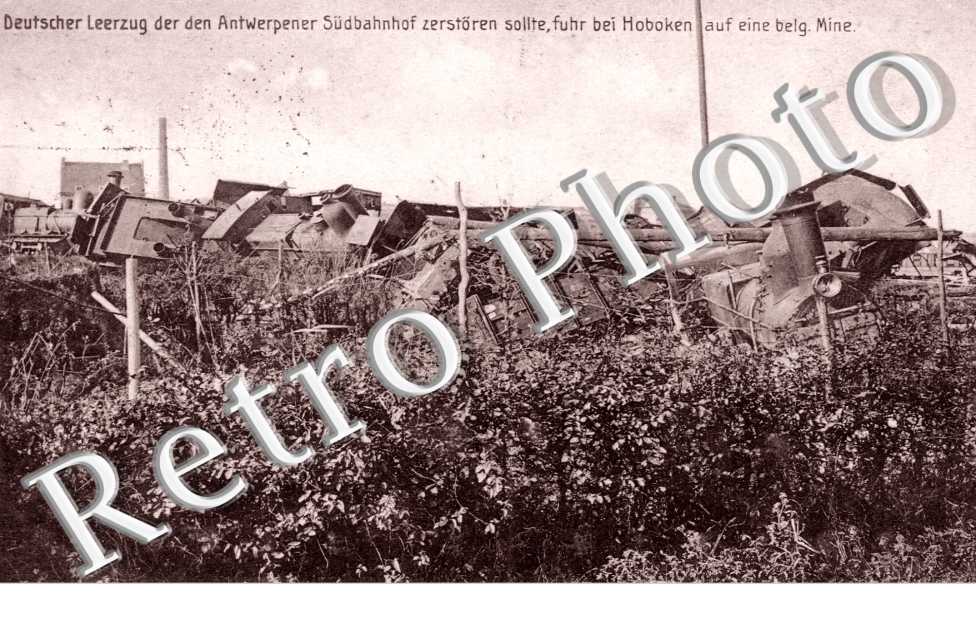 Deutscher Leerzug der den Antwerpener 