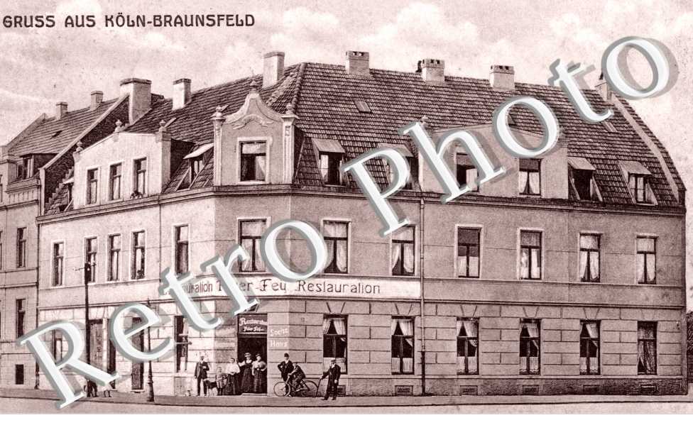 Gruss aus Koln Braunsfeld - Restauration Peter Feu