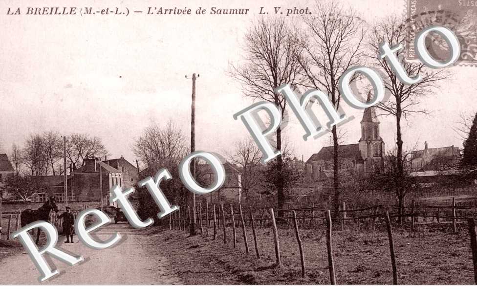 l'arrivee de Saumur