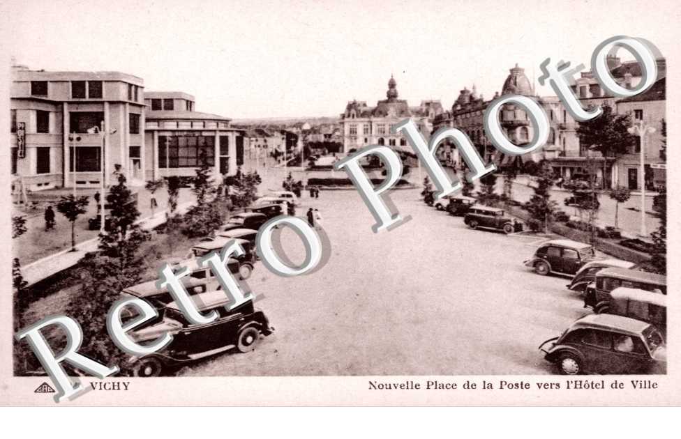 nouvelle place de la Poste vers l'Hotel de Ville