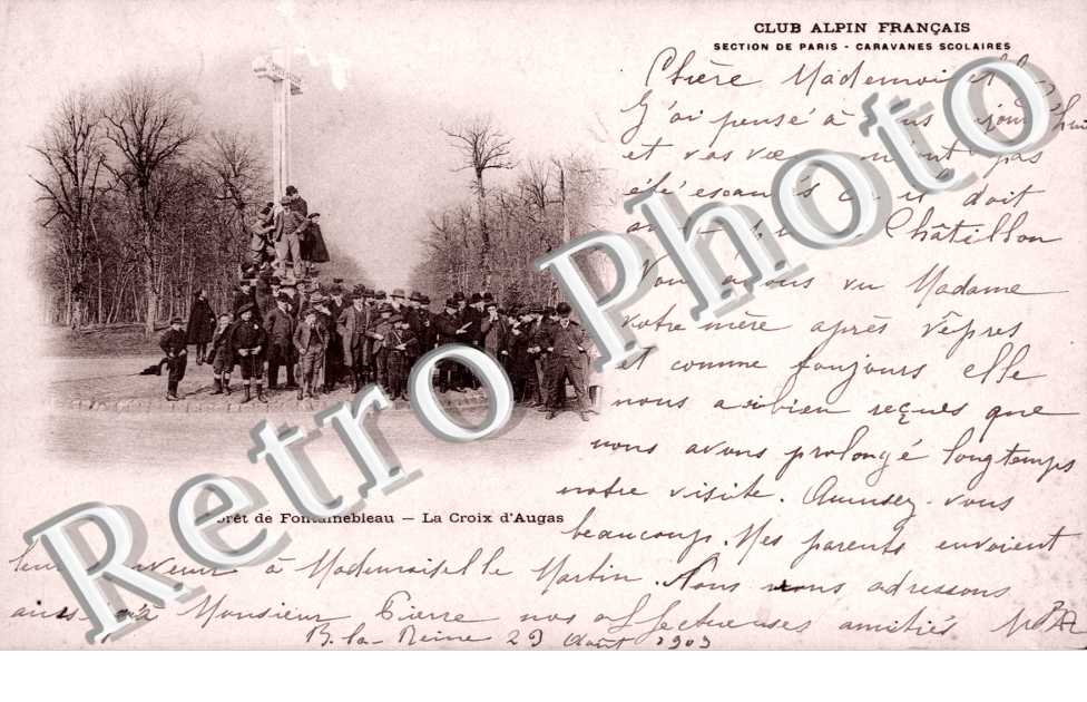 Foret - La Croix d'Augas - Club Alpin Francais section de Paris Caravanes Scolaires