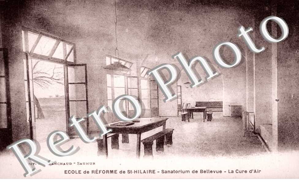 ecole de reforme de Saint-Hilaire - sanatorium de Bellevue - La cure d'air