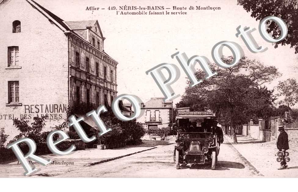 Route de Montlucon l'automobile faisant le service