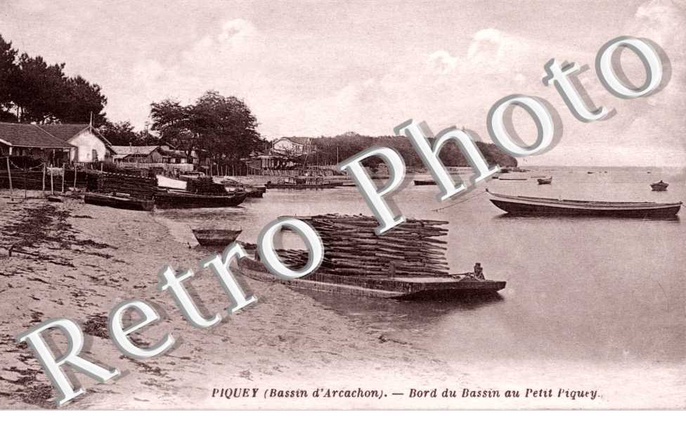 Bord du bassin du petit Piquey