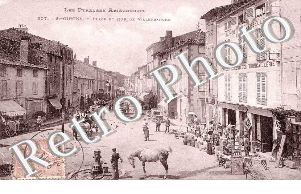 Place et rue de Villefranche