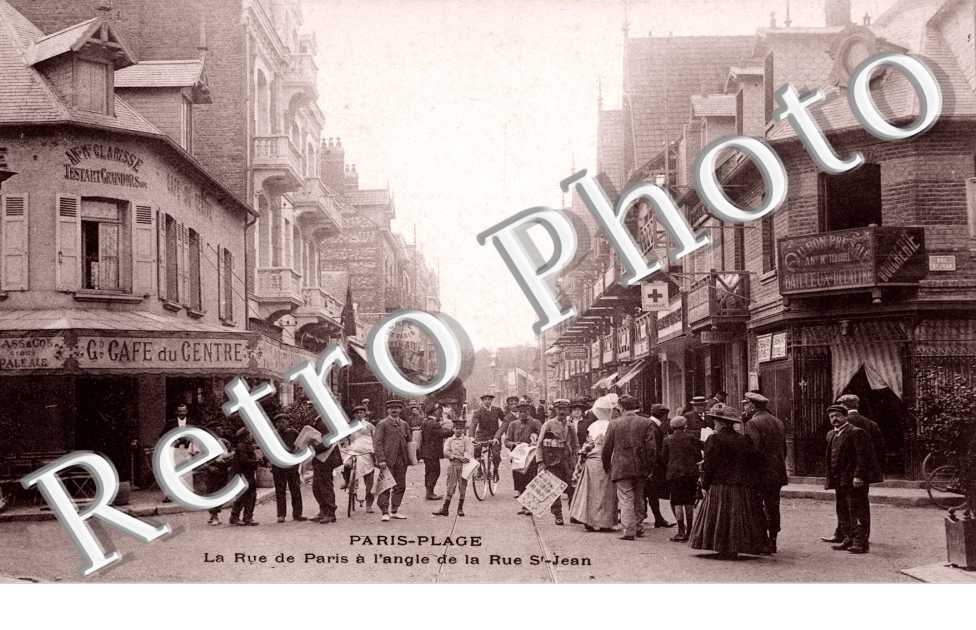 la rue de Paris a l'angle de la rue St Jean
