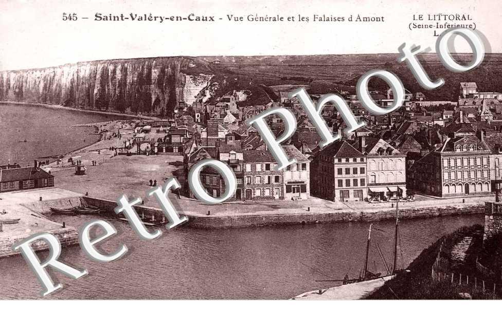 vue generale et les falaises d'Amont