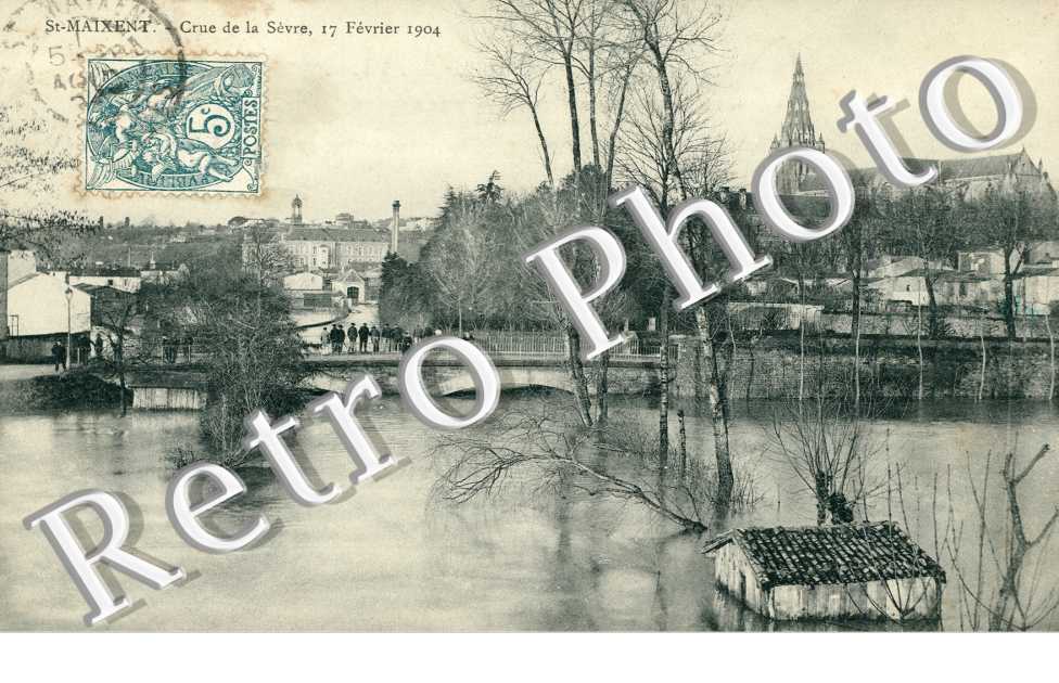 la Crue de la Sevre, le 17 fevrier 1904