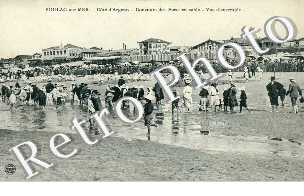 conours des forts en sable, vue d'ensemble