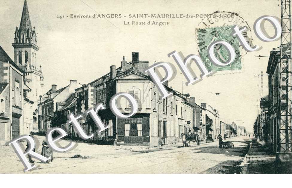 Saint Maurille des Ponts de Ce, la Route d'Angers