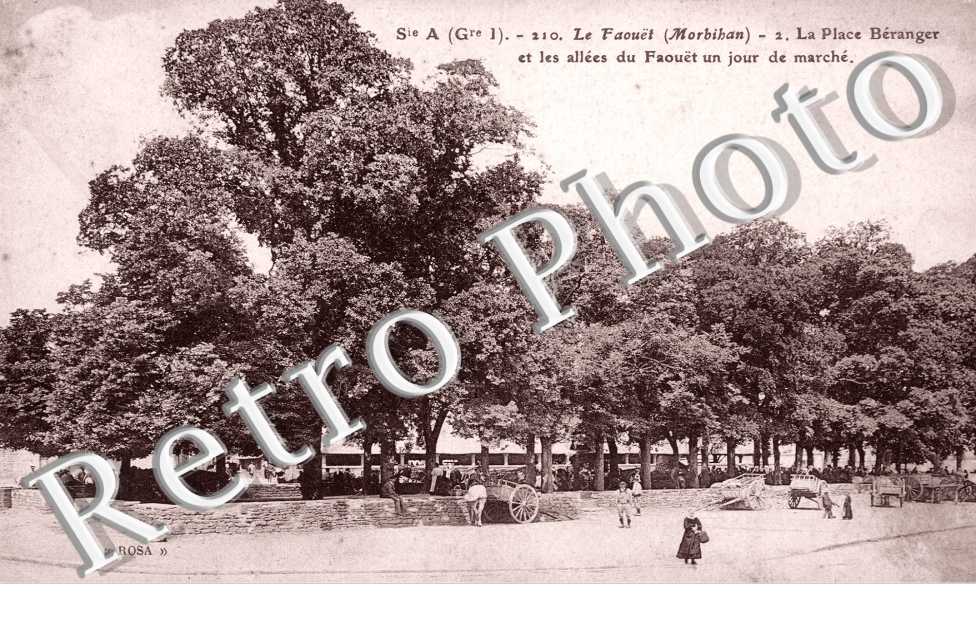 Place Beranger et allees un jour de Marche