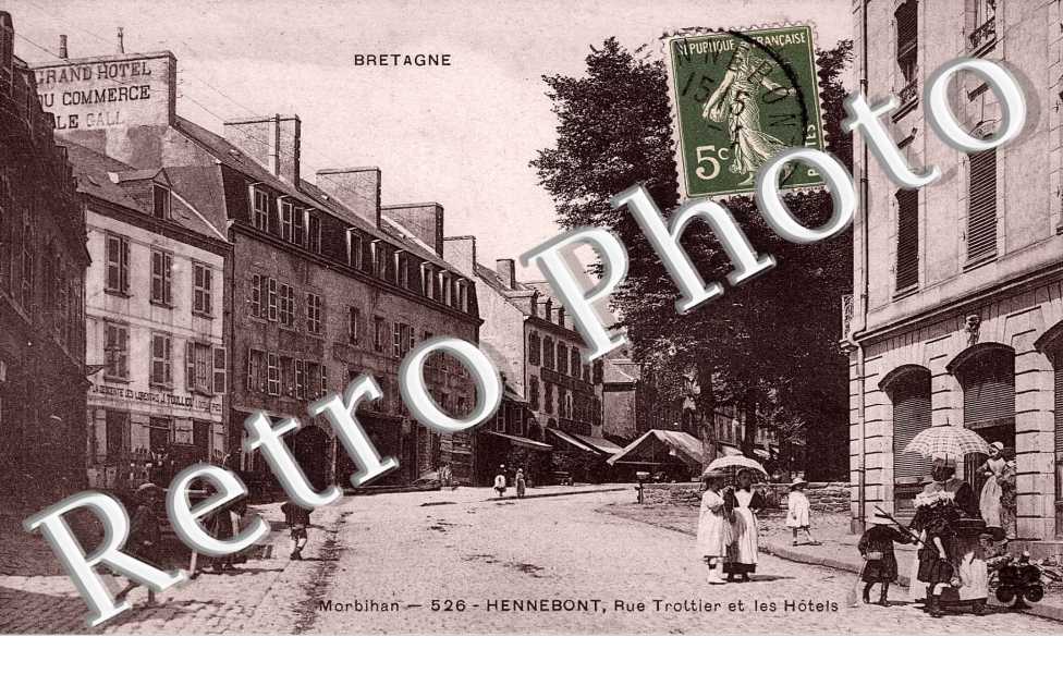 Rue Trottier et les hotels