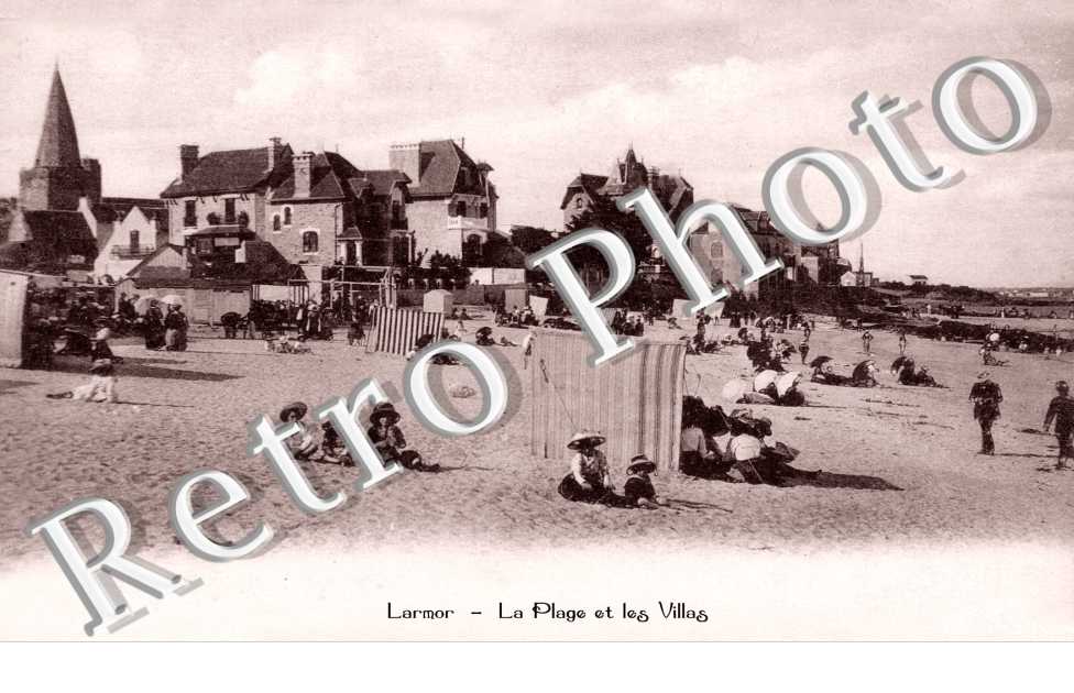 la plage et les villas