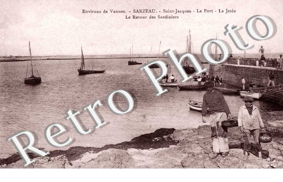 Saint Jacques - le port - la jetee - le retour des sardiniers