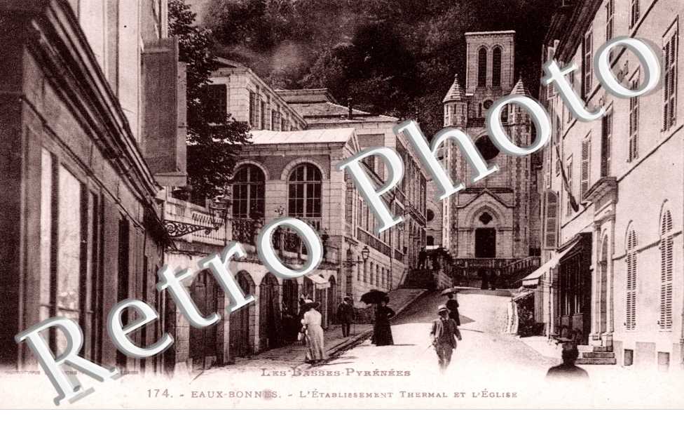 l'Etablissment Thermal et l'Eglise