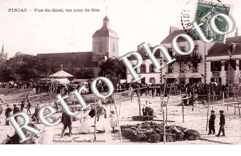 vue du quai un jour de fete