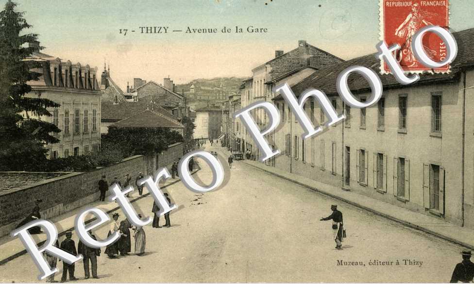 Avenue de la gare (couleur)