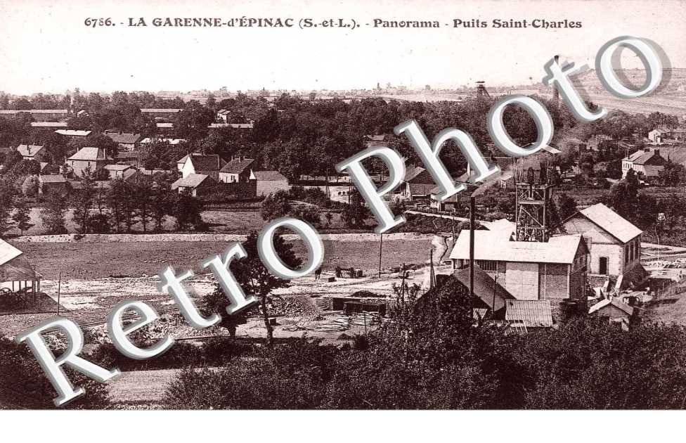 La garenne d'Epinac - panorama - Les puits saint Charles