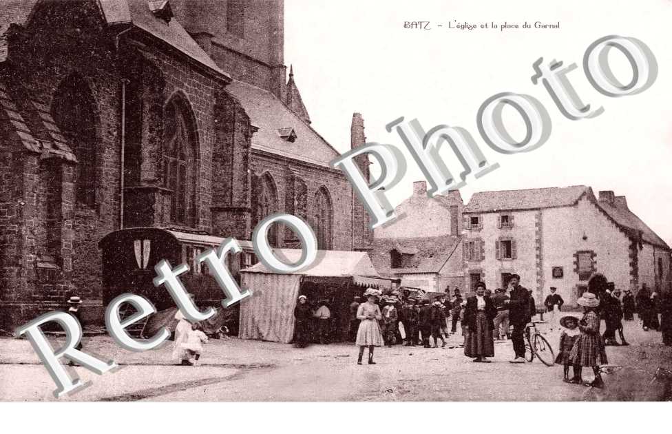 l'eglise et la place du Garnal