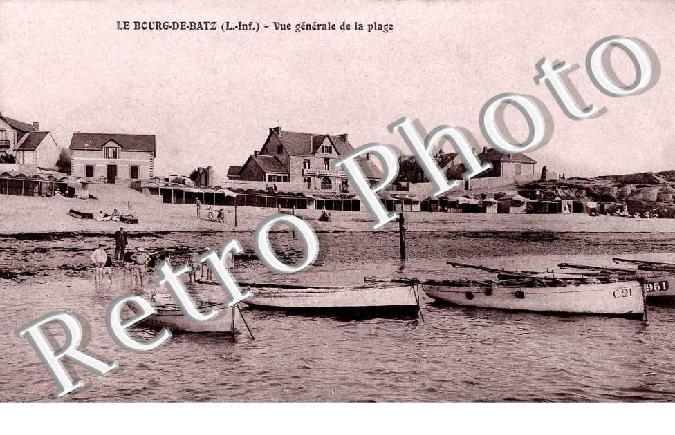 Le Bourg - Vue generale de la Plage