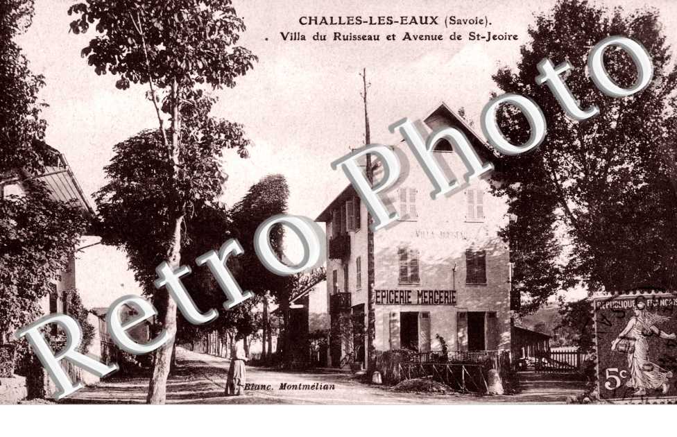 Villa du ruisseau et avenue de St Jeoire